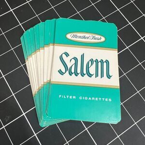 Vintage Salem Menthol Fresh Filter Cigarettes Playing Cards
